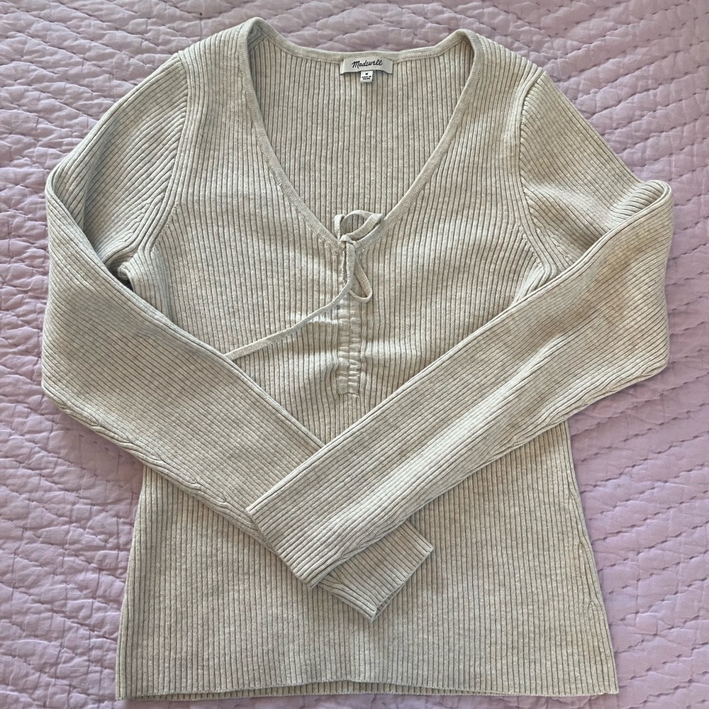 Madewelll ribbed sweater